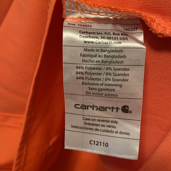 NWOT Carhartt 2 Piece Scrub Set…size XL & XL Tall - Picture 5 of 9
